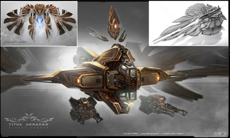 Illustration for article titled The concept art of Jupiter Ascending is glorious eye candy